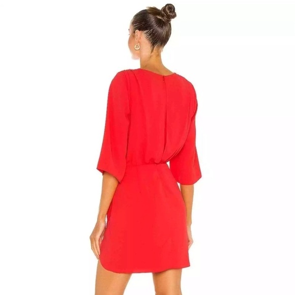 REVOLVE X Amanda Uprichard Demetra Dress in Crimson - Picture 2 of 11